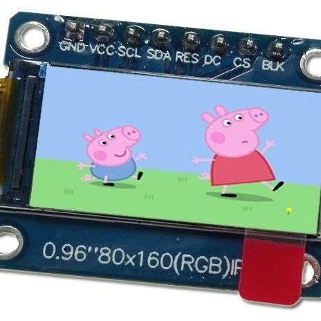 Learn how to use the 0.96" 80 x 160 Full Color IPS LCD Module from PMD Way with Arduino and compatible boards