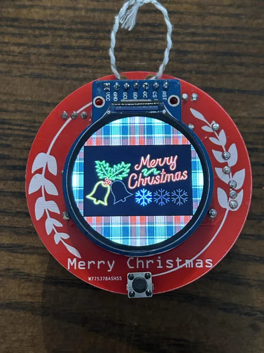 Merry GIF-mas a Christmas Ornament