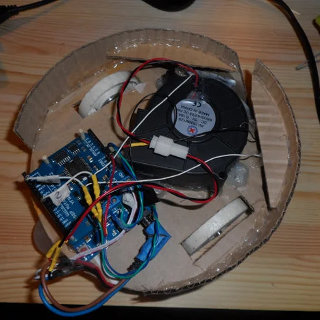 Build an Arduino-controlled Vacuum Cleaner Robot