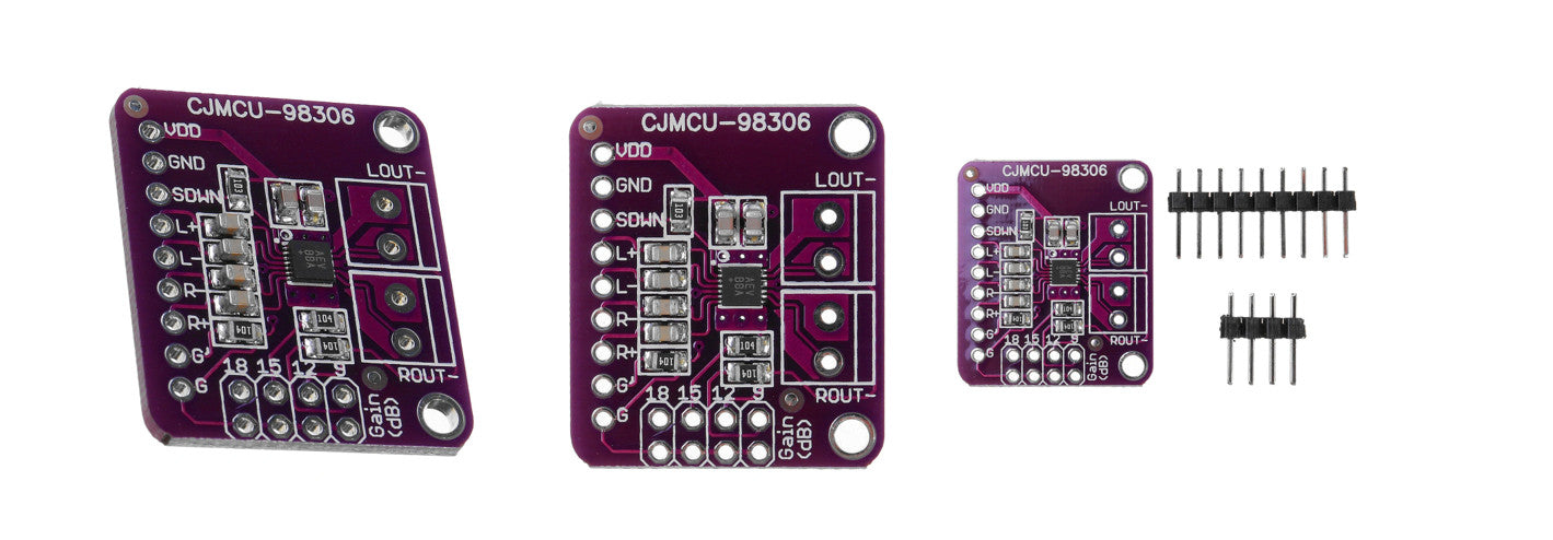 MAX98306 Stereo 3.7W Class D Audio Amplifier breakout board from PMD Way with free delivery