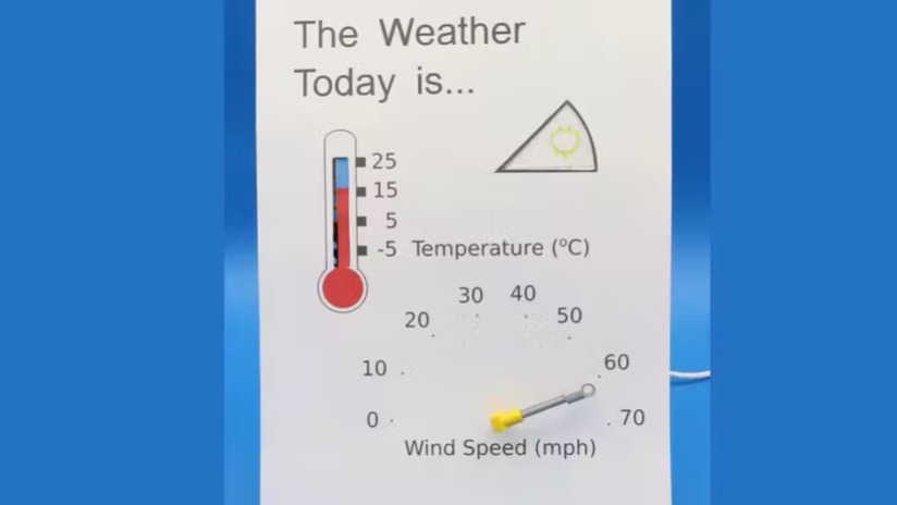 Displaying the Current Weather with LEGO and a Raspberry Pi
