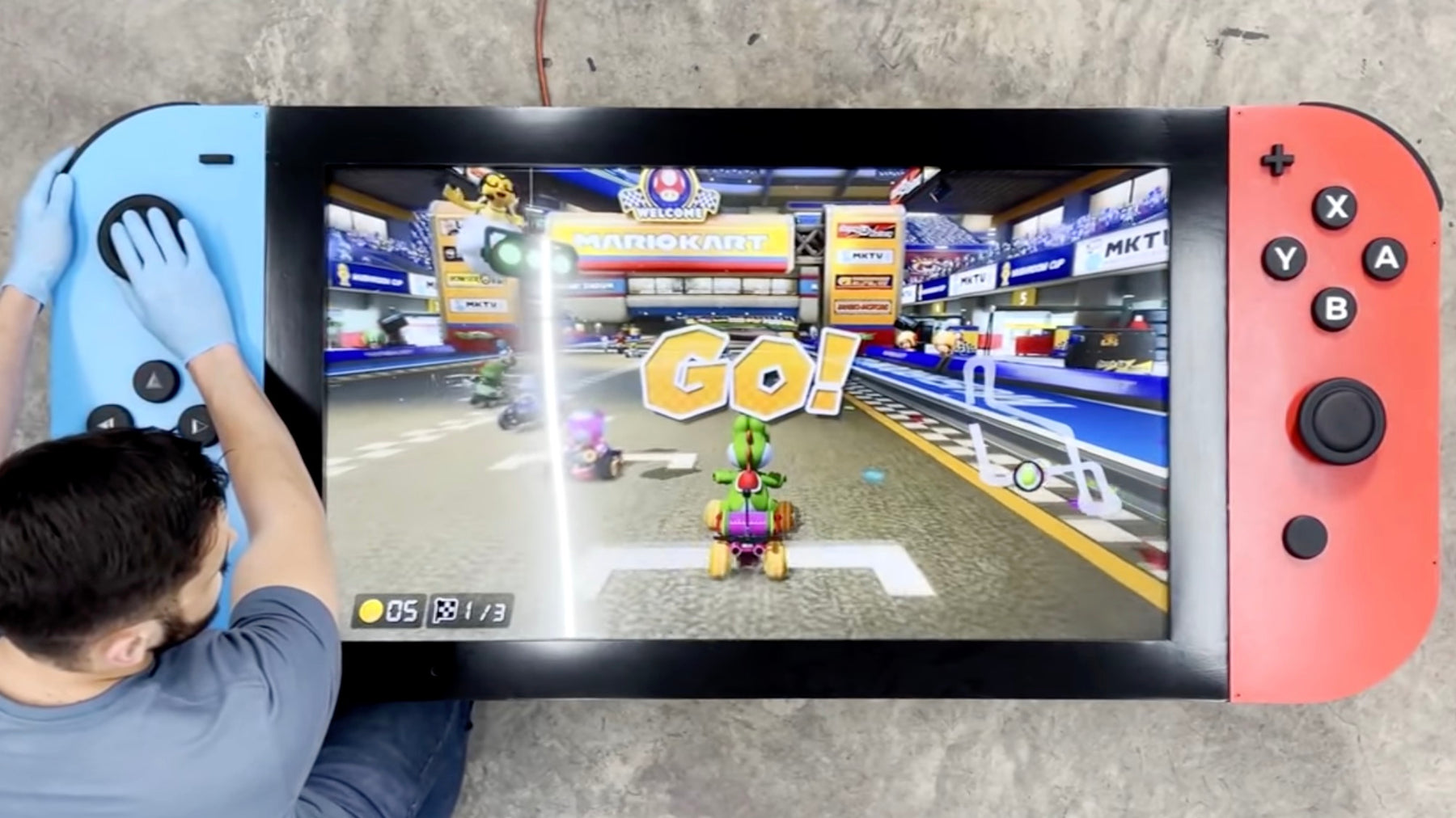 Arduino helps control the world’s largest Nintendo Switch