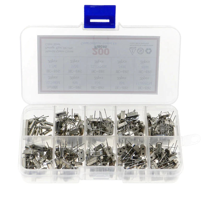 Assorted HC-49S Crystal Oscillator Pack - 200 Pieces from PMD Way with free delivery