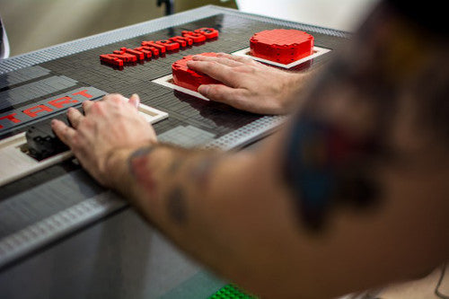Supersized Nintendo-style game controller with Arduino and LEGO