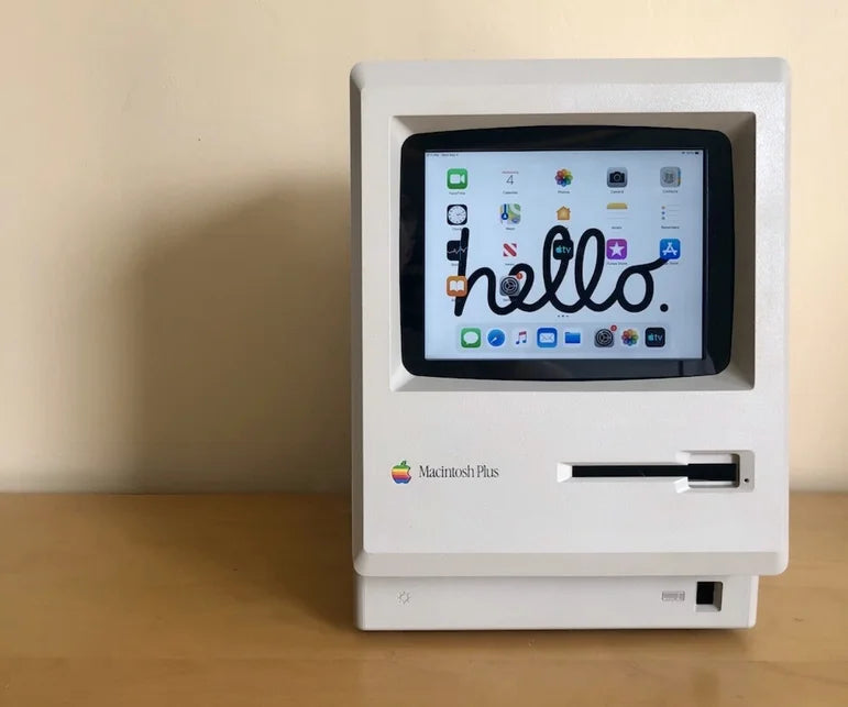 Adding a touchscreen to a classic Apple Macintosh
