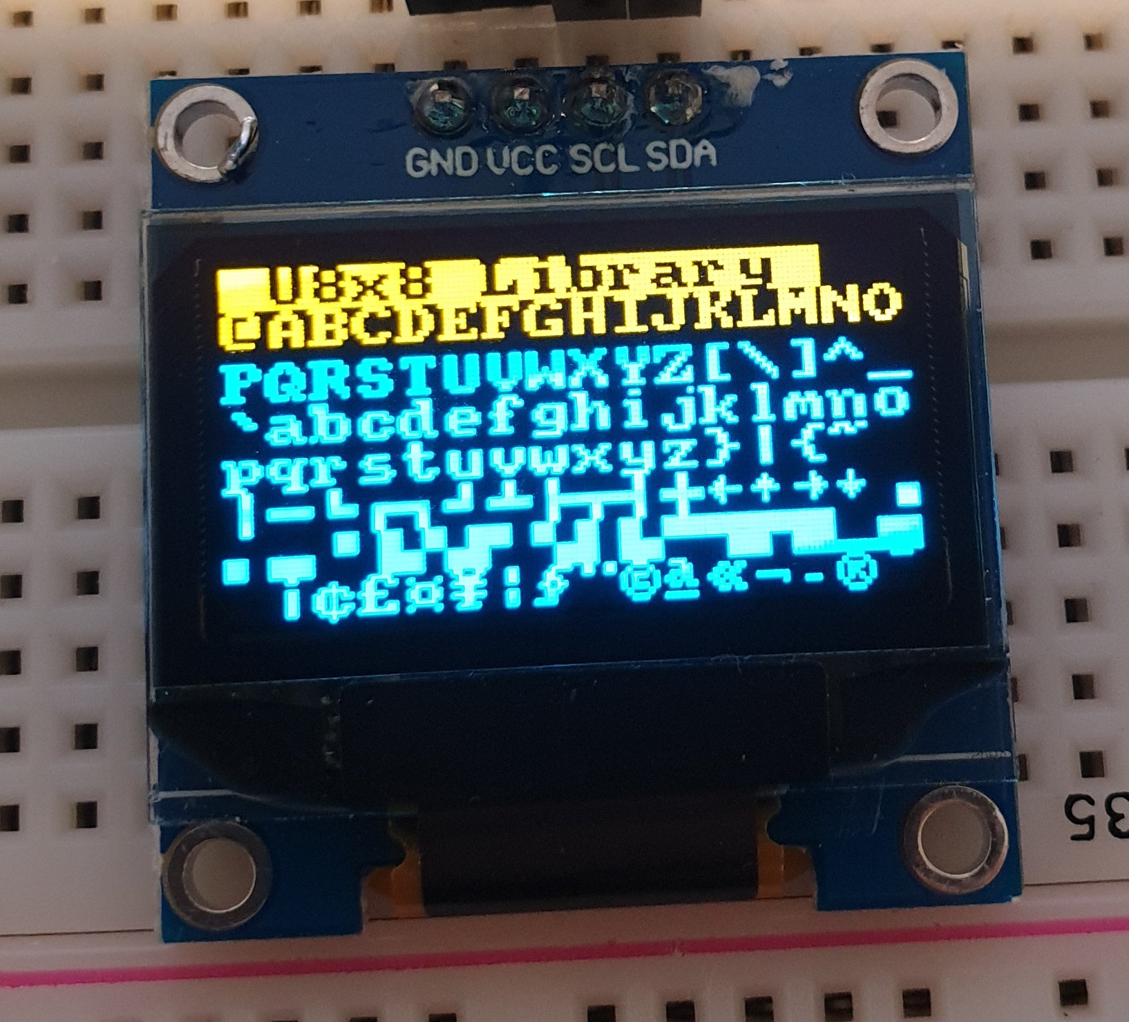 Learn how to use the 0.96" 128 x 64 Graphic I2C OLED Displays from PMD Way with Arduino