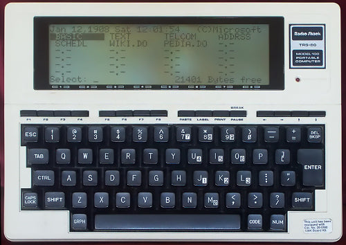 Surfing the Internet with a Tandy Model 100