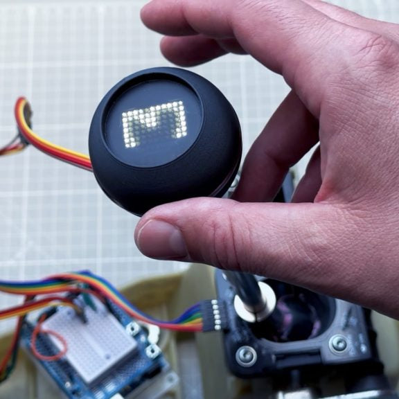 Create a visual gear indicator for shift knobs with Arduino
