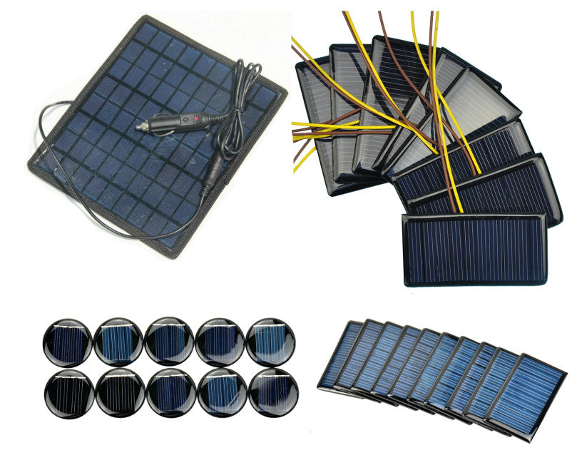 PMD Way now offers a wide range of small, compact and useful solar panels - with free delivery worldwide