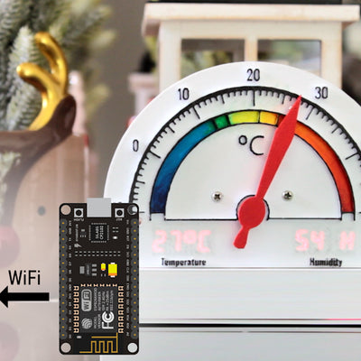 Make a connected analog thermometer