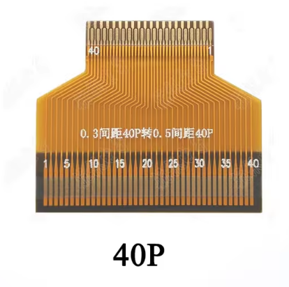 0.3mm to 0.5mm FFC FPC Flexible Flat Cable for LCD