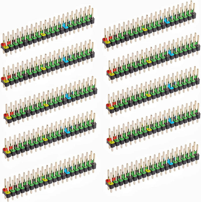 Colour Coded GPIO Headers for Raspberry Pi Zero - 10 Pack from PMD Way with free delivery