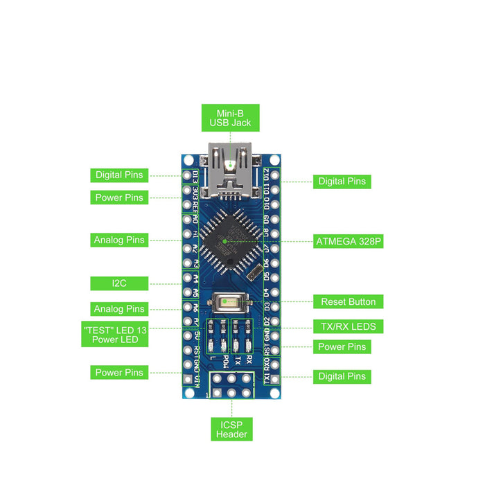 Arduino Nano v3.0 Compatible Boards - Various Options from PMD Way with free delivery