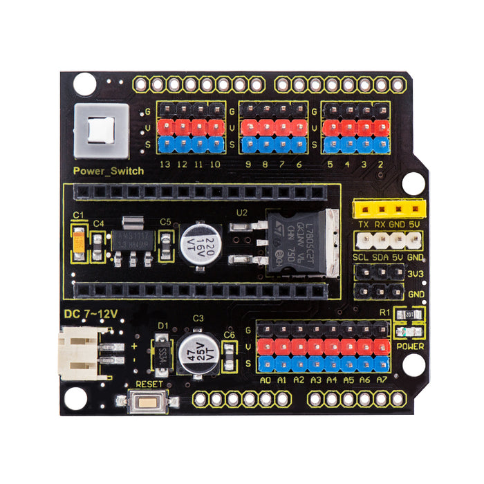 Expansion Shield for Arduino Nano-compatible boards from PMD Way with free delivery
