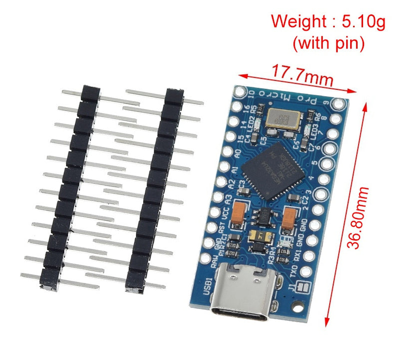 Arduino Pro Micro compatible from PMD Way with free delivery