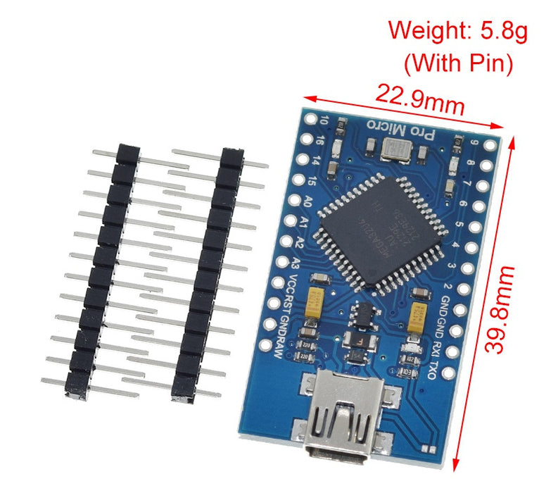 Arduino Pro Micro compatible from PMD Way with free delivery