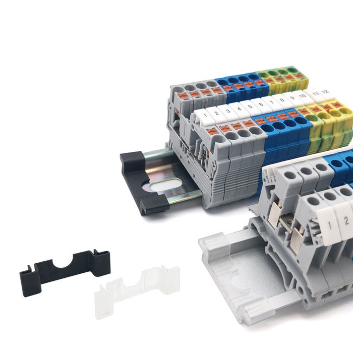 DIN Rail End Sheaths - 100 Pack from PMD Way with free delivery