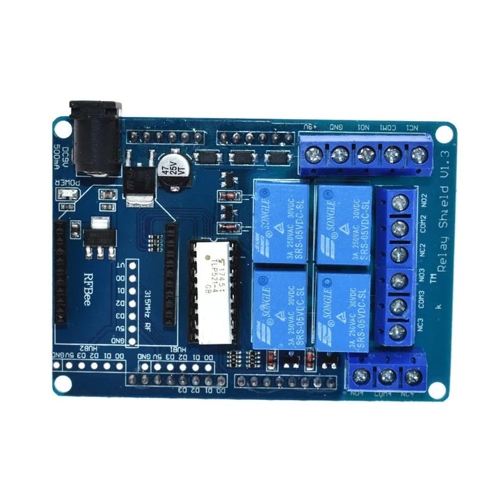 Great value Four Relay Shield for Arduino with External Power and XBee Socket from PMD Way with free delivery, worldwide