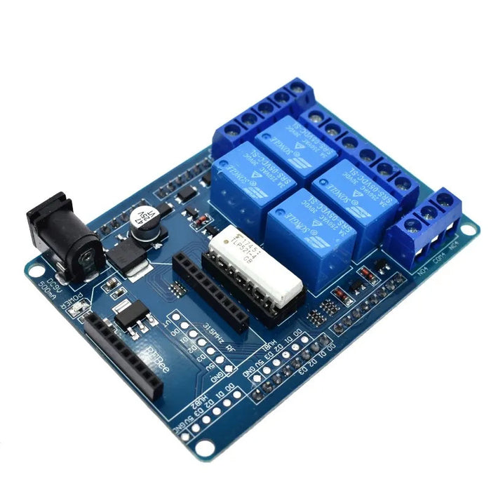 Great value Four Relay Shield for Arduino with External Power and XBee Socket from PMD Way with free delivery, worldwide
