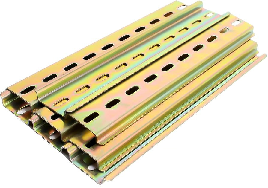 Steel DIN Rail - 4.2 x 11.6mm holes from PMD Way with free delivery