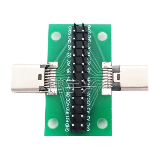 Easily tap into USB C cables with the USB 3.1 Type C Male to Female Breakout Test Board from PMD Way with free delivery worldwide