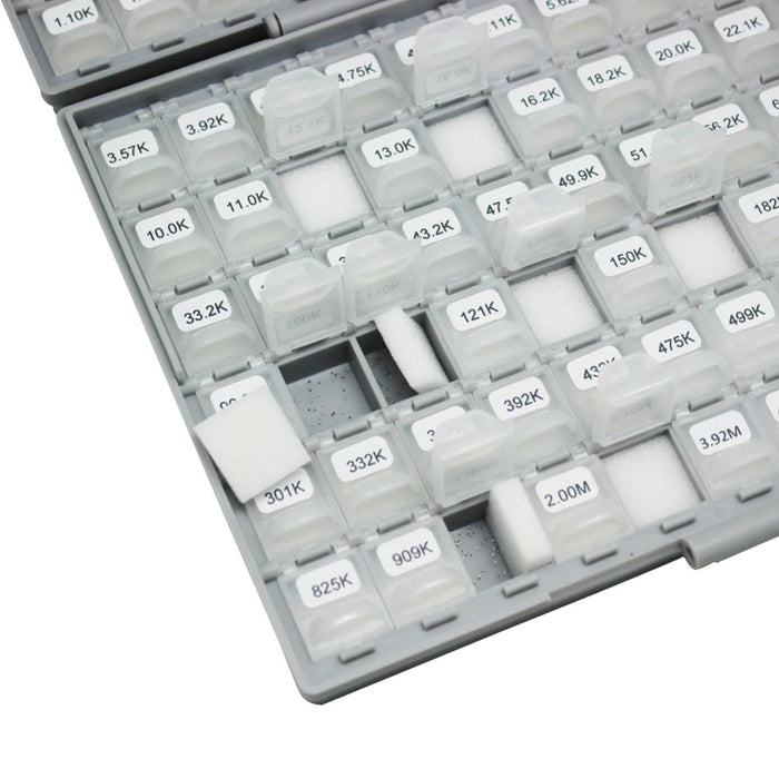 Assorted 0201 SMD Resistor Box - 14400 Pieces from PMD Way with free delivery worldwide