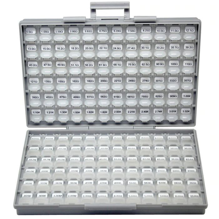 Assorted 0201 SMD Resistor Box - 14400 Pieces from PMD Way with free delivery worldwide