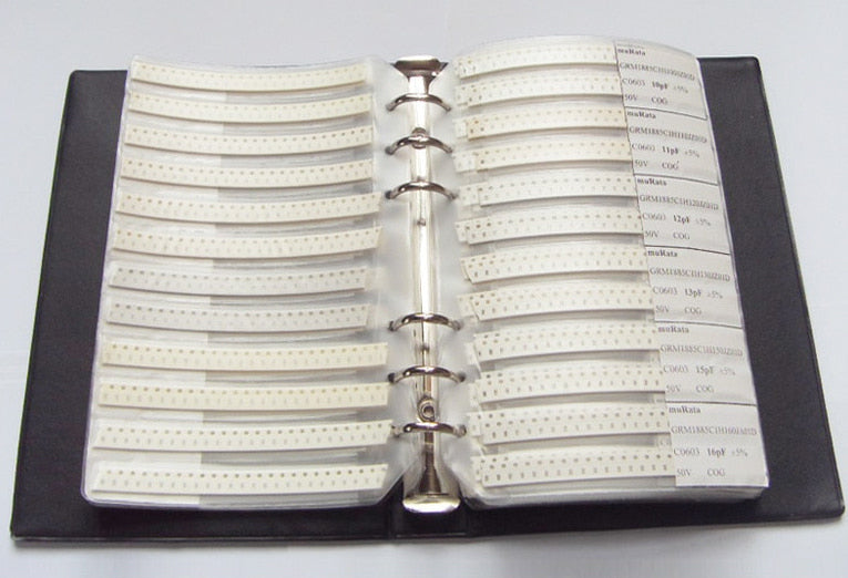 Awesome 0603 SMD Capacitor Kit Book - 4500 pieces from PMD Way with free delivery worldwide