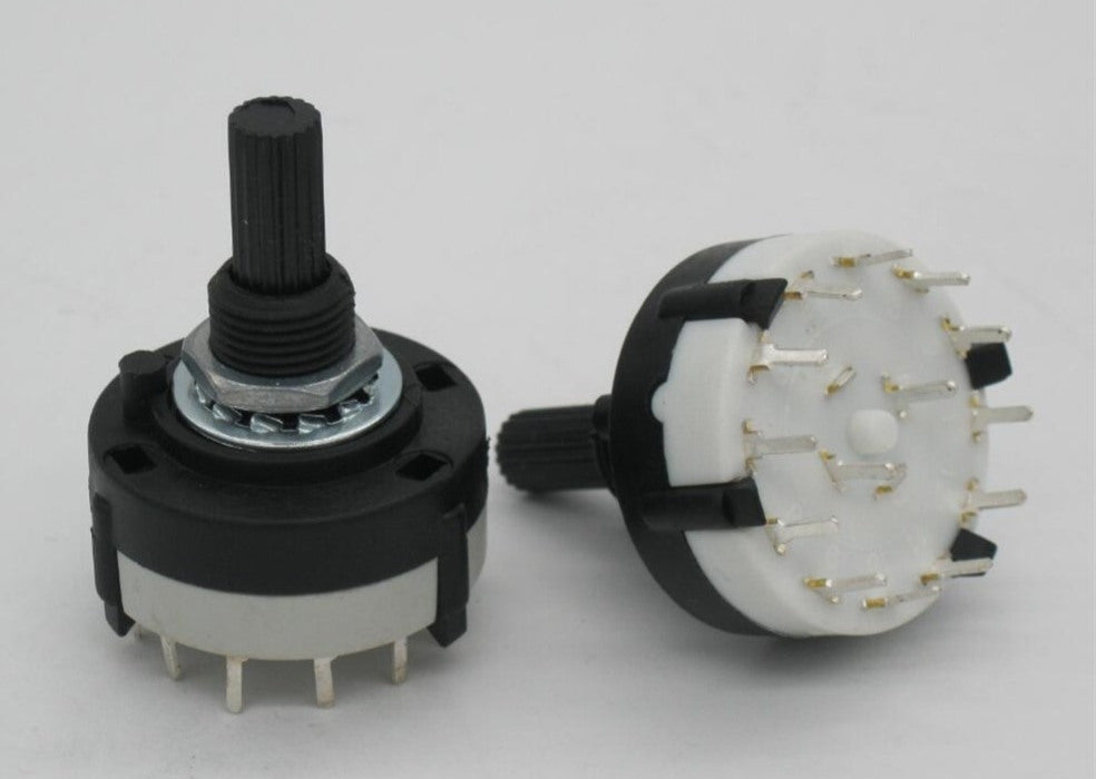 1 Pole 12 Position Rotary Switches in packs of two from PMD Way with free delivery worldwide