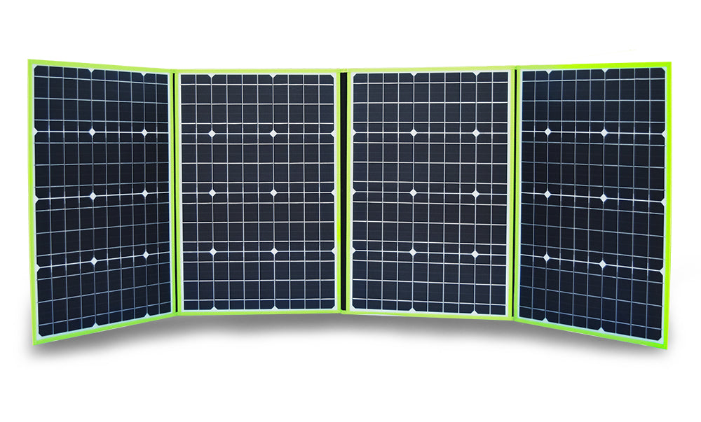Keep your campsite, RV, caravan or boat battery charged up, or operate a 12V DC power system for your location with ease using one of these 12V 100W to 300W Folding Solar Power Supply Kits from PMD Way with free delivery worldwide