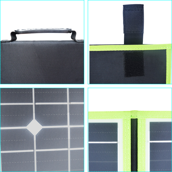 Keep your campsite, RV, caravan or boat battery charged up, or operate a 12V DC power system for your location with ease using one of these 12V 100W to 300W Folding Solar Power Supply Kits from PMD Way with free delivery worldwide