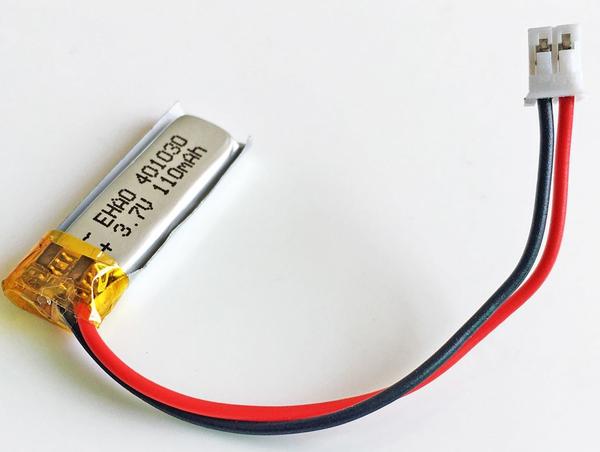 Lithium Ion Polymer Battery - 3.7v 110mAh 401030 from PMD Way with free delivery worldwide