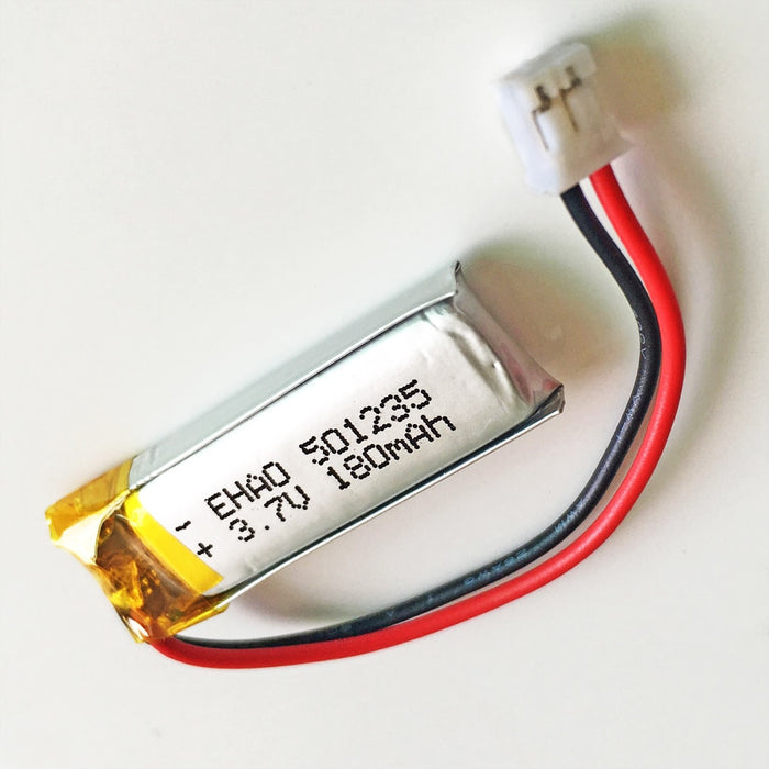 Lithium Ion Polymer Battery - 3.7v 180mAh 501235 - 10 Pack from PMD Way with free delivery worldwide