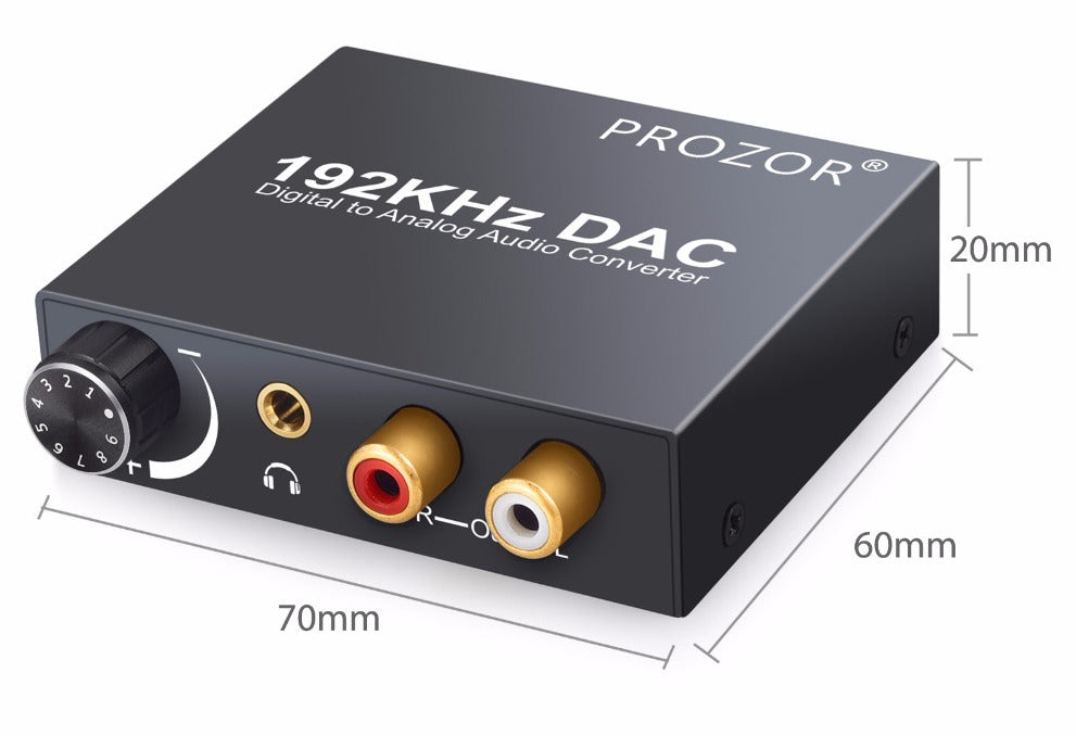 192kHz TOSLINK DAC Converter