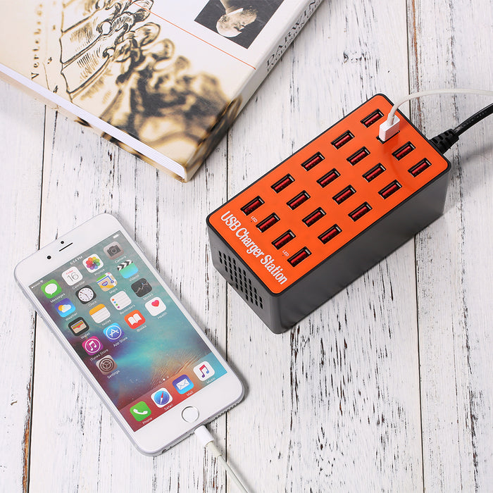 Charge up to 20 USB devices at once with the 20 Port 100W USB Charging Stationfrom PMD Way with free delivery, worldwide