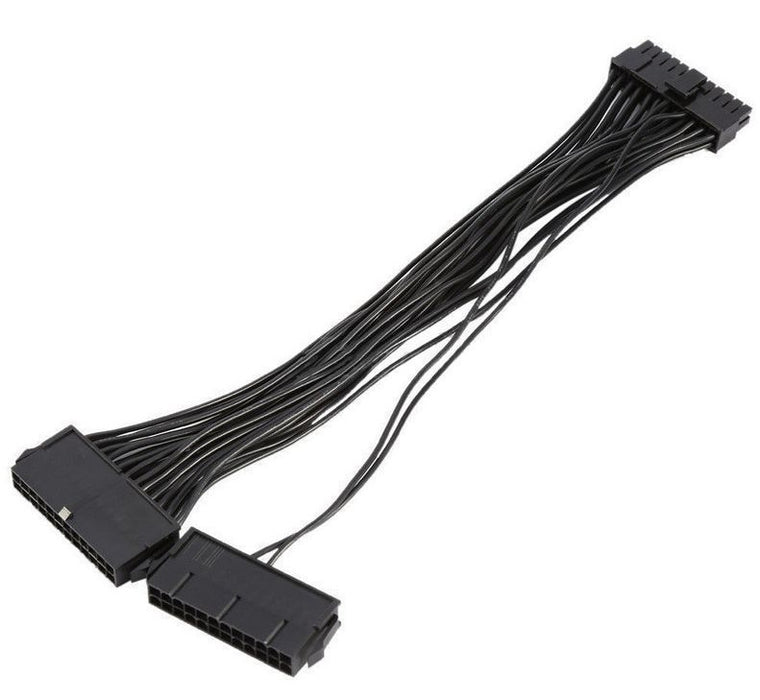 Connect two power supplies to one motherboard with the Twin 24pin ATX Power Supply to Motherboard Cable from PMD Way with free delivery worldwide