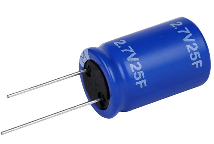 Quality 25F 2.7V Super Capacitors in packs of five from PMD Way with free delivery worldwide