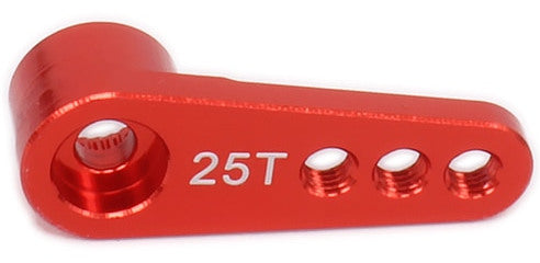 Aluminium Half Servo Arm 25T 28.5mm in various colors from PMD Way with free delivery worldwide