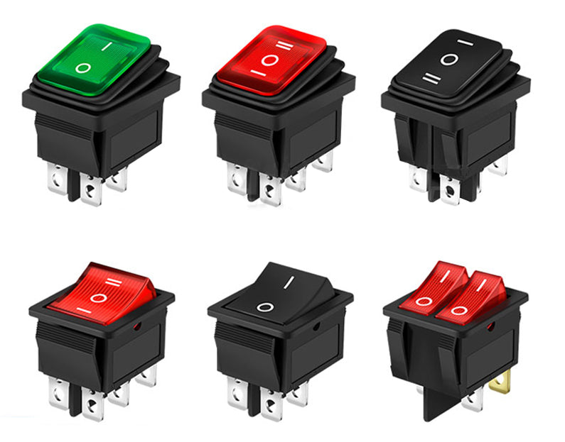 25 x 21mm Rocker Switches - Various Types - 5 Pack from PMD Way with free delivery worldwide
