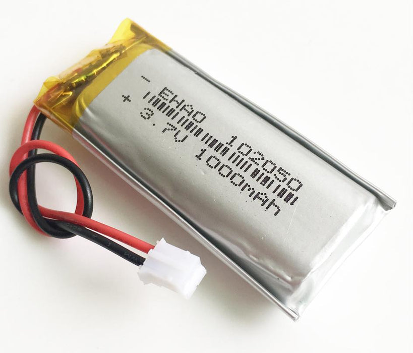 Lithium Ion Polymer Battery - 3.7v 1000mAh 102050 from PMD Way with free delivery worldwide