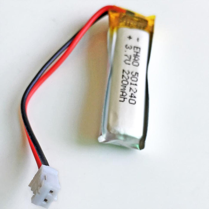 Lithium Ion Polymer Battery - 3.7v 220mAh 501240 from PMD Way with free delivery worldwide