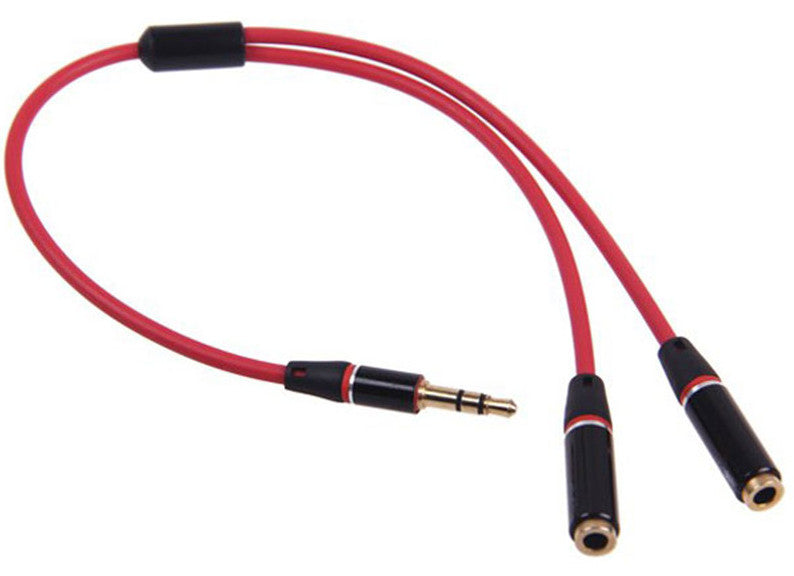 Use two pairs of headphones with one device using the 3.5mm Stereo Headphone Splitter Cable from PMD Way with free delivery worldwide