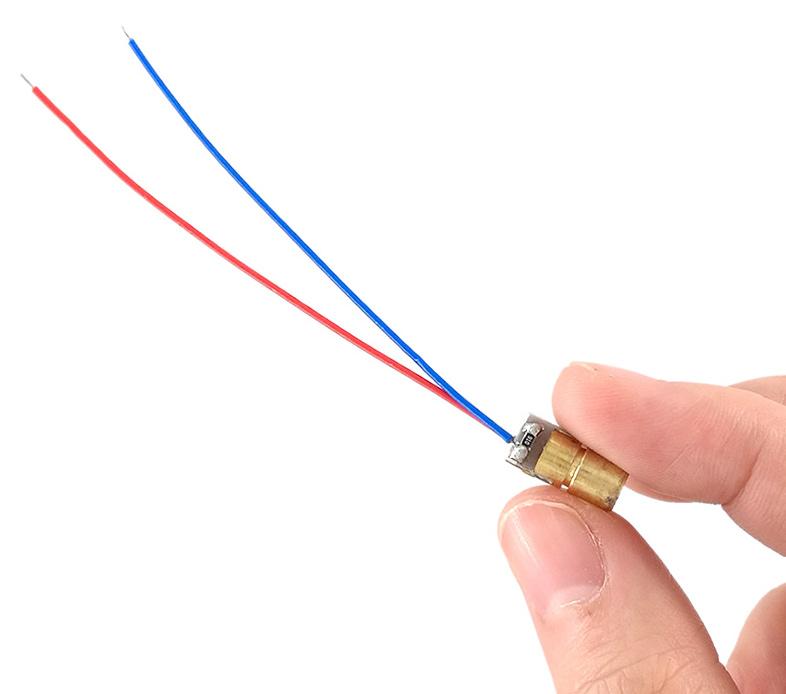 Adjustable 5V or 3V Compact Red Laser Modules in packs of 100 from PMD Way with free delivery worldwide