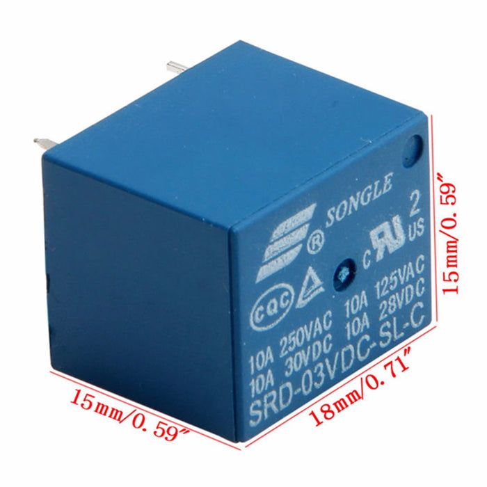 3V SPDT Relays - 5 or 10 Pack