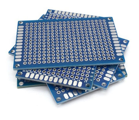 Double Sided 4x6cm Prototyping PCBs - 5 Pack from PMD Way with free delivery worldwide
