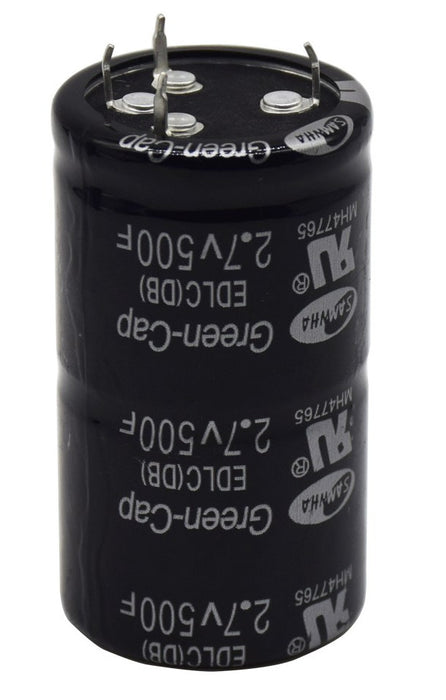Quality 500F 2.7V Super Capacitors in packs of two from PMD Way with free delivery worldwide