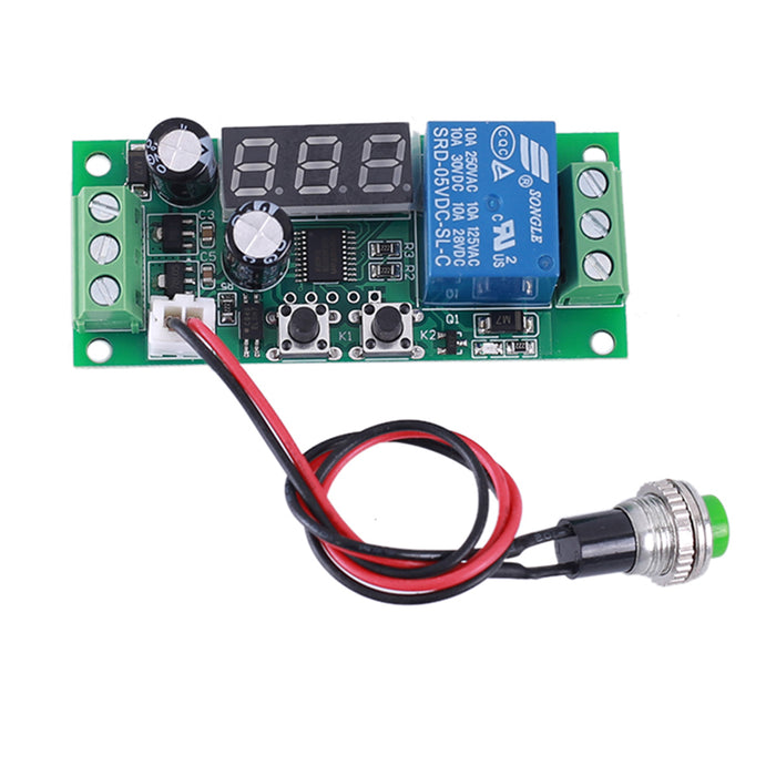 Timer Relay with External Trigger Button