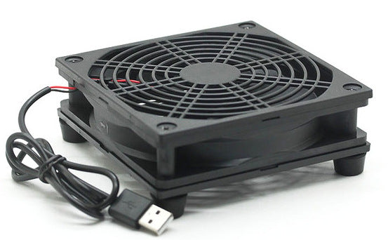 External Single or Dual USB Router Cooling Fan System from PMD Way with free delivery worldwide