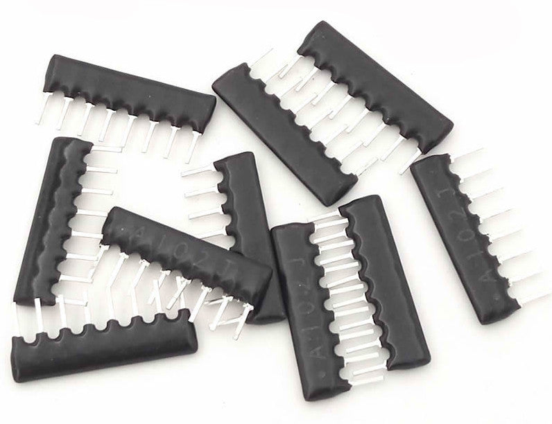 8 Pin Resistor Network Array - 50 Pack from PMD Way with free delivery worldwide
