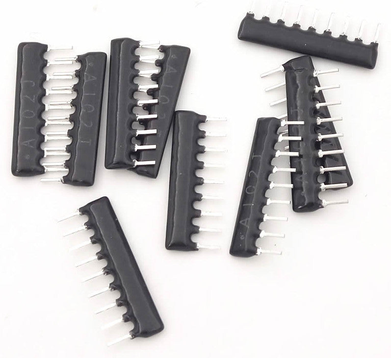 9 Pin Resistor Network Array - 10 Pack from PMD Way with free delivery